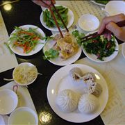 Picture Of Chinese Food In A Restaurant In Shanghai