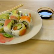 Picture Of Rainbow Sushi Chinese Food